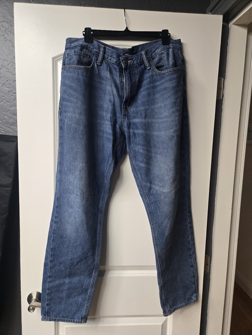 Old Navy Men's Medium Blue Relaxed Fit Jeans 36x32 Original Tapered